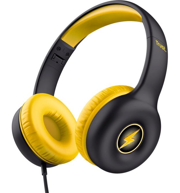 Trust Наушники Nouna Headphones mini-jack, Mic, Черный