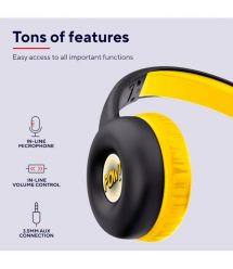 Trust Наушники Nouna Headphones mini-jack, Mic, Черный