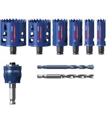 Bosch Коронки для работы с прочными материалами Tough Material, 22-68мм, 9 шт.