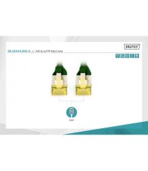 Digitus Патч-корд CAT 6а SF-UTP, 20м, AWG 26/7, Cu, LSZH, зеленый