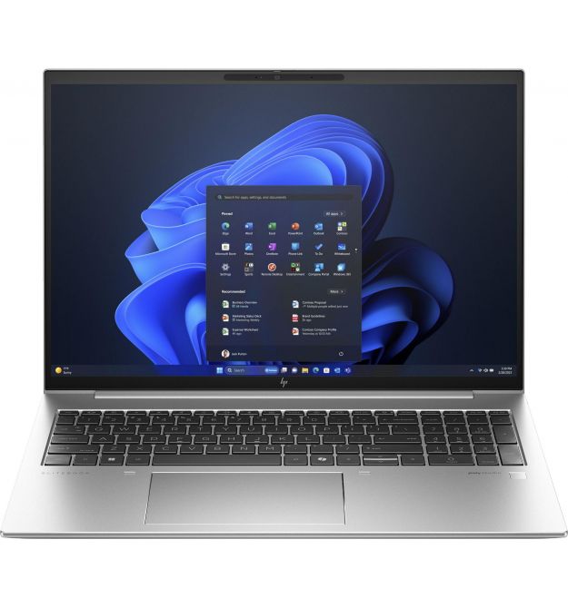HP Ноутбук EliteBook 860-G11 16" 2.8K OLED IPS, Intel U7-165U, 64GB, F2048GB, UMA, NFC, DOS, серебристый