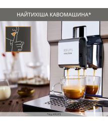 Krups Кофемашина Experience+, 3л, зерно , автомат.капуч, дисплей, авторецептов -7, сенсорное управл., серебристый