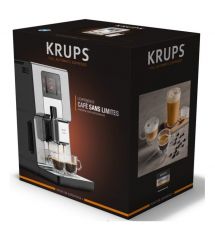 Krups Кофемашина Experience+, 3л, зерно , автомат.капуч, дисплей, авторецептов -7, сенсорное управл., серебристый