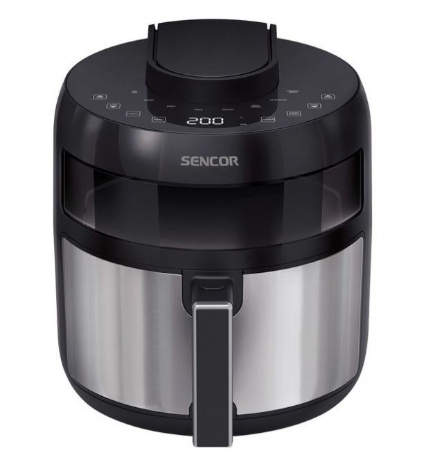 Sencor Мультипіч VITA, 1500Вт, чаша-5л, сенсорне керування, 8 програм, нерж. сталь, пластик, сіро-чорний