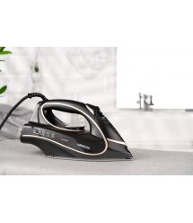 ARDESTO Праска IR-B2235, 2400Вт, 450мл, паровий удар, керам. підошва, чорно-золотий