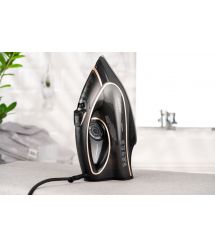 ARDESTO Утюг IR-B2235, 2400Вт, 450мл, паровой удар, керам. подошва, чёрно-золотой