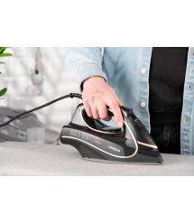 ARDESTO Утюг IR-B2235, 2400Вт, 450мл, паровой удар, керам. подошва, чёрно-золотой