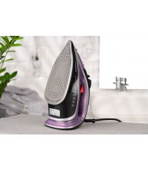 ARDESTO Утюг IR-B2234, 2400Вт, 350мл, паровой удар, керам. подошва, феолетово-чёрный