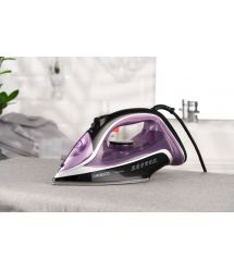 ARDESTO Праска IR-B2234, 2400Вт, 350мл, паровий удар, керам. підошва, фіолетово-чорний