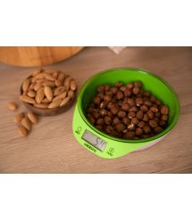 ARDESTO Весы кухонные, 5кг, 1хCR2032 в компл, пластик, зелёный