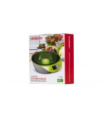 ARDESTO Весы кухонные, 5кг, 1хCR2032 в компл, пластик, зелёный