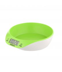 ARDESTO Весы кухонные, 5кг, 1хCR2032 в компл, пластик, зелёный