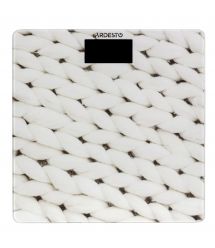 ARDESTO Весы напольные KNIT, 150кг, 2хААА в компл, стекло, разноцветные
