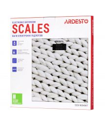 ARDESTO Весы напольные KNIT, 150кг, 2хААА в компл, стекло, разноцветные