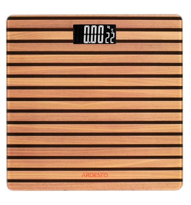 ARDESTO Ваги підлогові PLANK, 150кг, 2хААА в комплекті, скло, різнокольорові