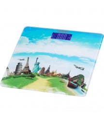 ARDESTO Весы напольные TRAVEL, 150кг, 2хААА в компл, стекло, разноцветные