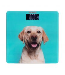 ARDESTO Весы напольные DOG, 150кг, 2хААА в компл, стекло, разноцветные