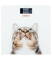 ARDESTO Весы напольные CAT, 150кг, 2хААА в компл, стекло, разноцветные