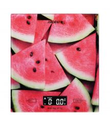 ARDESTO Ваги кухонні WATERMELON, 5кг, 2хААА в комплекті, скло, різнокольоровий