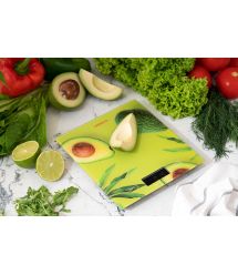 ARDESTO Весы кухонные AVOCADO, 5кг, 2хААА в компл, стекло, разноцветный
