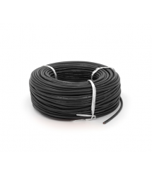 Кабель силіконовий луджений AWG 8 (чорний) 100м