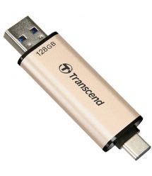 Transcend Накопитель 128GB USB 3.2 Type-A + Type-C JetFlash 930 Black R420/W400MB/s