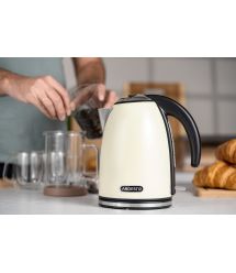 ARDESTO Электрочайник EKL-F340BG 1.7л/2200Вт/strix контроль/нерж. сталь/бежевый