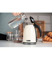 ARDESTO Электрочайник EKL-F340BG 1.7л/2200Вт/strix контроль/нерж. сталь/бежевый