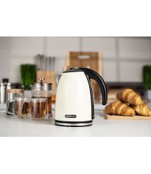 ARDESTO Электрочайник EKL-F340BG 1.7л/2200Вт/strix контроль/нерж. сталь/бежевый