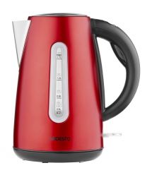 ARDESTO Електрочайник EKL-F300R 1.7л/2200Вт/strix контроль/нерж сталь/червоний