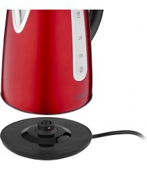 ARDESTO Електрочайник EKL-F300R 1.7л/2200Вт/strix контроль/нерж сталь/червоний