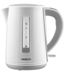 ARDESTO Электрочайник EKL-F17WG 1.7л/2150Вт/strix контроль/цвет белый + серый