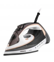 ARDESTO Утюг IR-B2245-E, 2400Вт, 400мл, паровой удар, электр.управл., керам. подошва, бело-серый