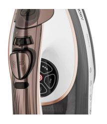 ARDESTO Утюг IR-B2245-E, 2400Вт, 400мл, паровой удар, электр.управл., керам. подошва, бело-серый