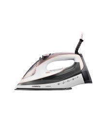 ARDESTO Утюг IR-B2245-E, 2400Вт, 400мл, паровой удар, электр.управл., керам. подошва, бело-серый