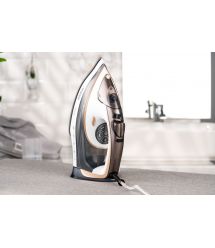 ARDESTO Утюг IR-B2245-E, 2400Вт, 400мл, паровой удар, электр.управл., керам. подошва, бело-серый