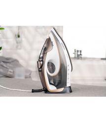 ARDESTO Утюг IR-B2245-E, 2400Вт, 400мл, паровой удар, электр.управл., керам. подошва, бело-серый