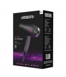 ARDESTO Фен Violet PRO HD-Y223PRO, 850-2200Вт, 2 скорости, 3 темп.режима, диффузор, черный