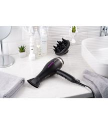 ARDESTO Фен Violet PRO HD-Y223PRO, 850-2200Вт, 2 скорости, 3 темп.режима, диффузор, черный