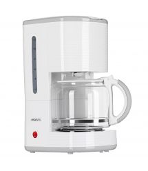 ARDESTO Кофеварка капельная White stripes FCM-D17WG, 1.5л, молотый, бело-серый