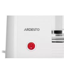 ARDESTO Кавоварка крапельна White stripes FCM-D17WG, 1.5л, мелена, біло-сірий