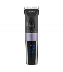 ARDESTO Машинка для стрижки HC-Y40-DBS, сеть+акум., насадок-4, титан. напыл + керамика, черный