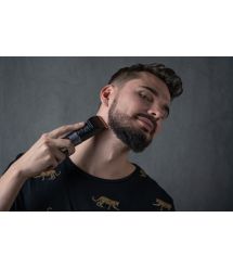 ARDESTO Машинка для стрижки HC-Y40-DBS, сеть+акум., насадок-4, титан. напыл + керамика, черный