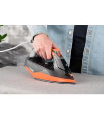 ARDESTO Праска IR-C2233-GR, 2200Вт, 340мл, керам. підошва, чорно-помаранчевий