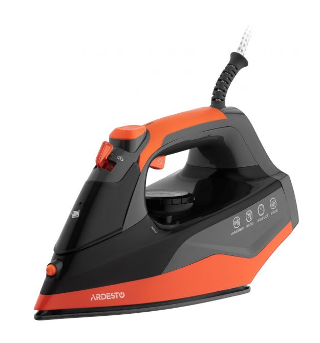 ARDESTO Праска IR-C2233-GR, 2200Вт, 340мл, керам. підошва, чорно-помаранчевий