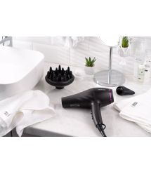 ARDESTO Фен Violet PRO HD-Y222PRO , 1850-2200Вт, 2 скорости, 3 темп.режима, диффузор, черный