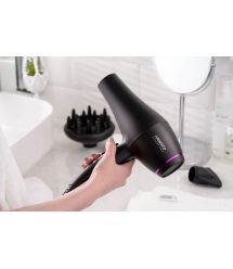 ARDESTO Фен Violet PRO HD-Y222PRO , 1850-2200Вт, 2 скорости, 3 темп.режима, диффузор, черный