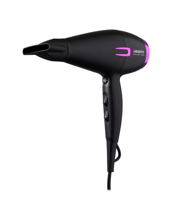 ARDESTO Фен Violet PRO HD-Y221PRO ,1750-2100Вт, 2 швидкості, 3темп.режими,дифузор, чорний