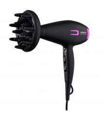 ARDESTO Фен Violet PRO HD-Y221PRO / 1750-2100Вт/2 скорости/ 3 темп.режима/диффузор/черный