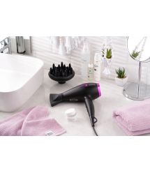 ARDESTO Фен Violet PRO HD-Y221PRO / 1750-2100Вт/2 скорости/ 3 темп.режима/диффузор/черный